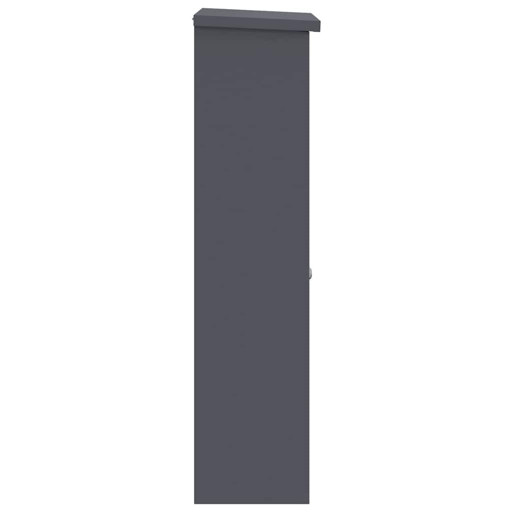 Csomagzáró doboz Antracit 44.5 x 29 x 110.5 cm Acél