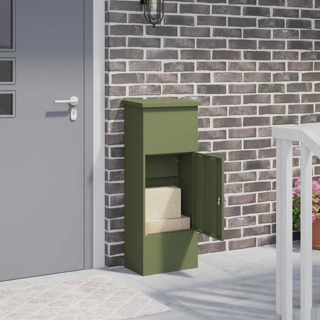 Csomagzáró doboz Oliva zöld 44.5 x 29 x 110.5 cm Acél