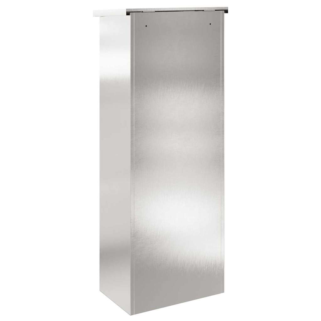 Csomagzáró doboz Fekete 44.5 x 29 x 110.5 cm Rozsdamentes acél
