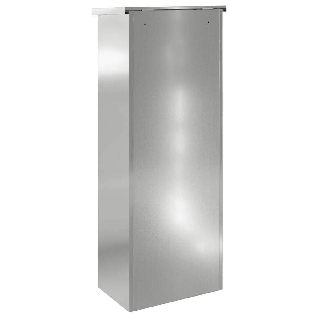 Csomagzáró doboz Fekete 44.5 x 29 x 110.5 cm Horganyzott acél