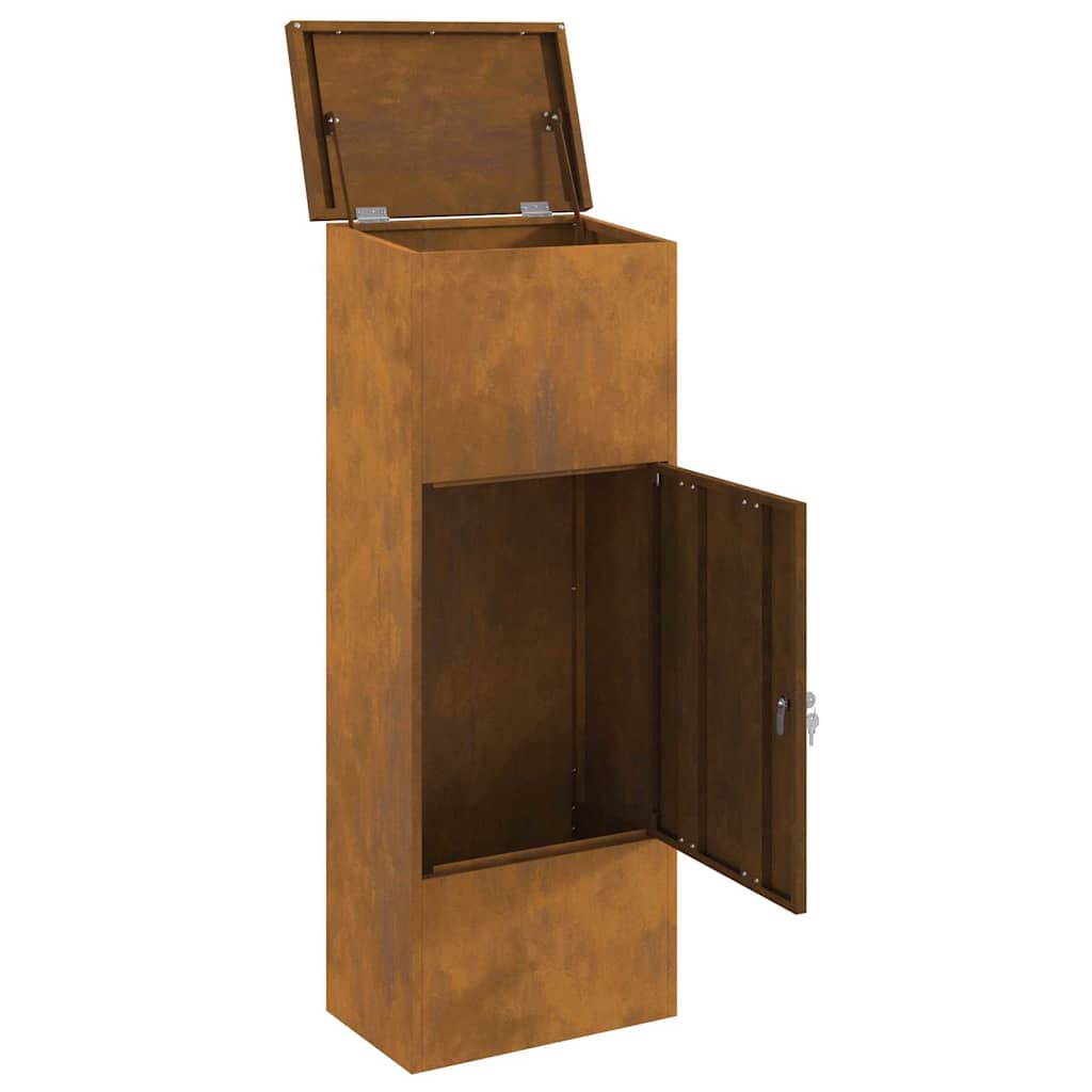 Csomagzáró doboz Rozsdás 44.5 x 29 x 110.5 cm időjárásálló acél