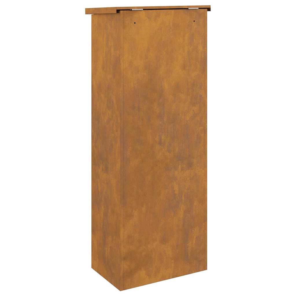 Csomagzáró doboz Rozsdás 44.5 x 29 x 110.5 cm időjárásálló acél