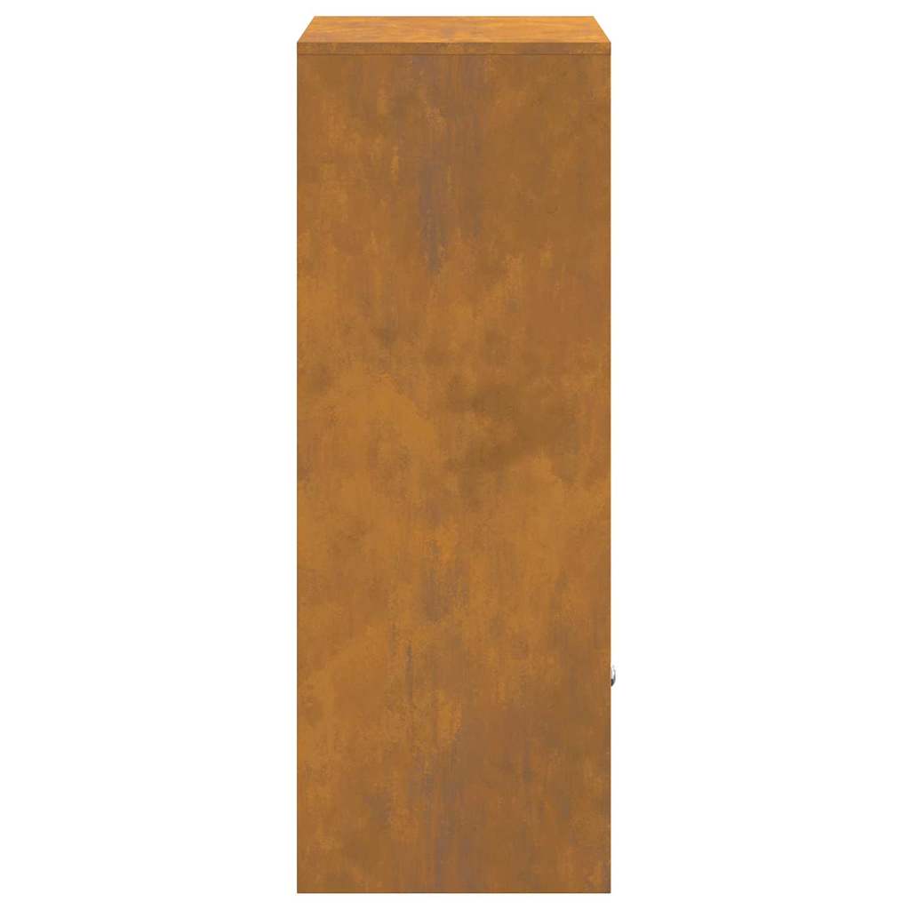 Csomagzáró doboz Rozsdás 41 x 38 x 103 cm időjárásálló acél
