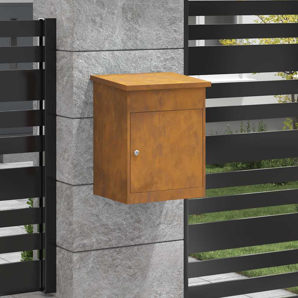 Csomagzáró doboz Rozsdás 44 x 35 x 59 cm időjárásálló acél