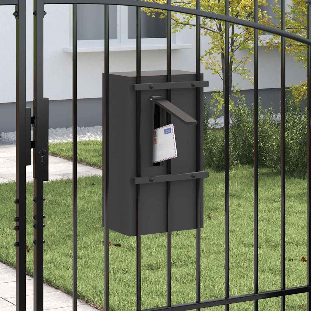postaláda Fekete 30 x 23 x 55 cm Acél