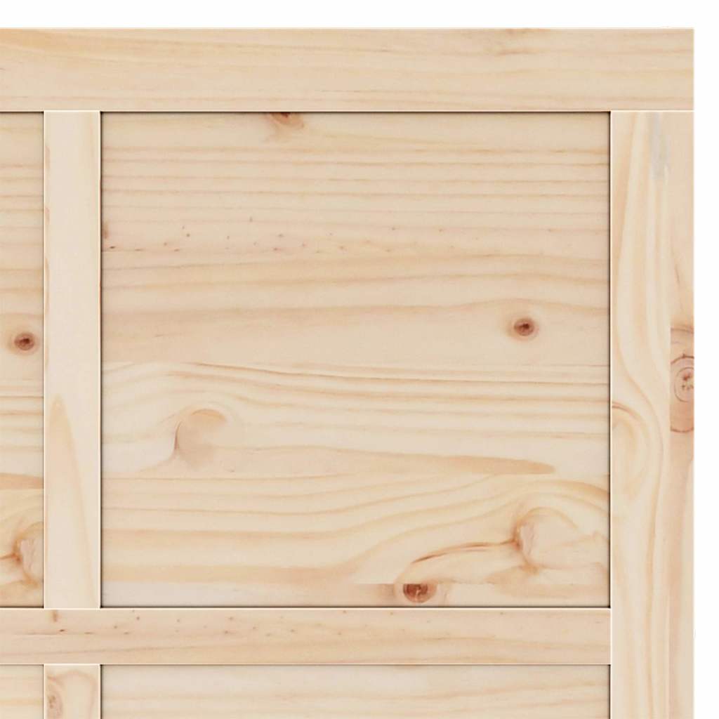 Csúszó ajtó Barna 90 x 208 cm Tömör fenyőfa