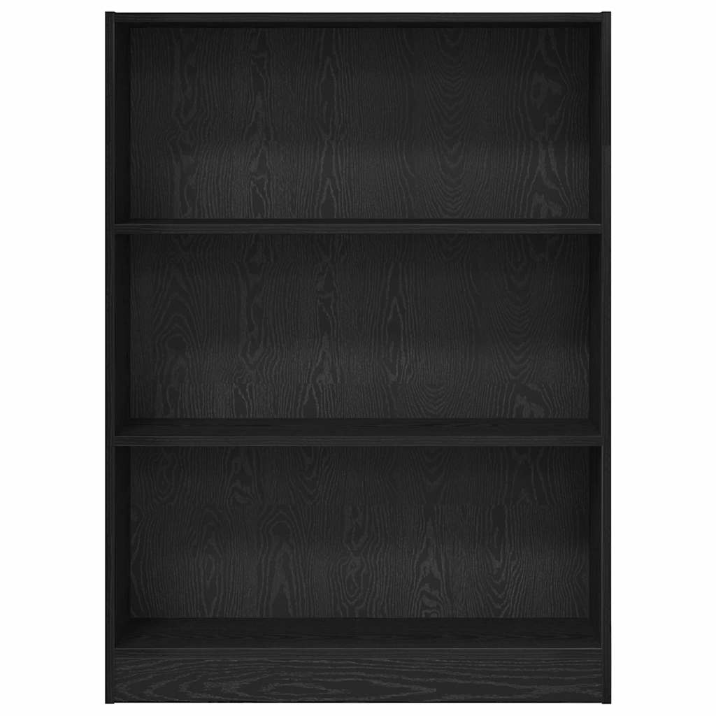 Könyvespolc Musta tammi 80 x 24 x 109 cm Faanyag