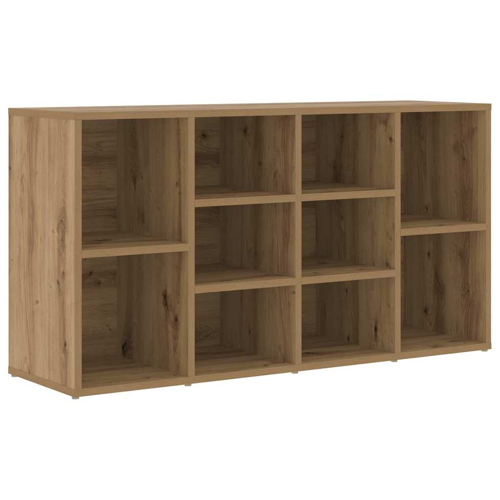 Cipőpad polcokkal kézműves tölgy 103 x 30 x 54.5 cm Faanyag