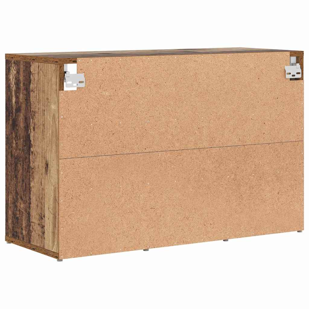 Cipőszekrény polcokkal Régi fa 77.5 x 30 x 51 cm Faanyag