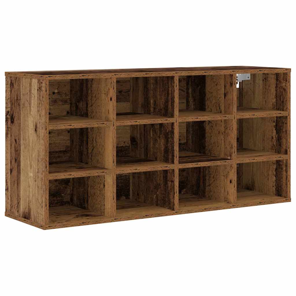Cipőszekrény polcokkal Régi fa 103 x 30 x 51 cm Faanyag