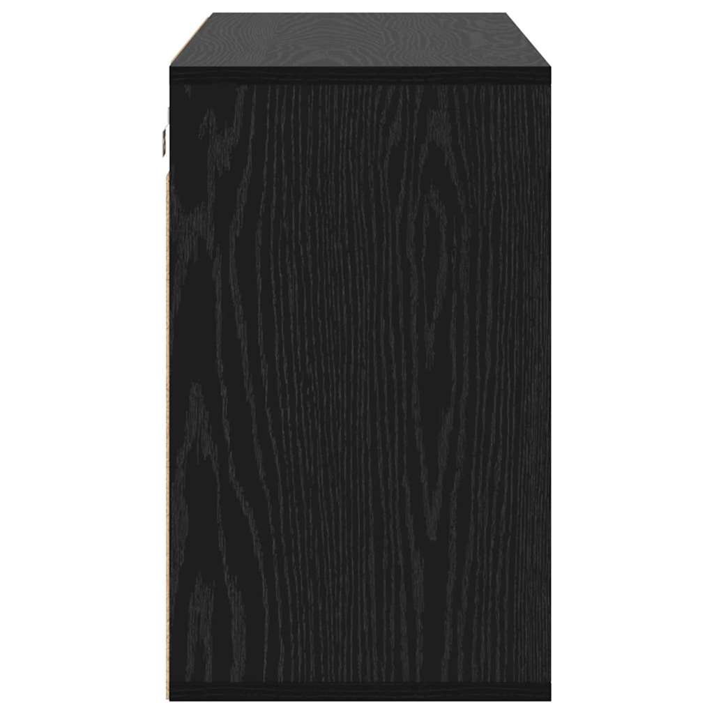 Cipőszekrény polcokkal Musta tammi 103 x 30 x 51 cm Faanyag