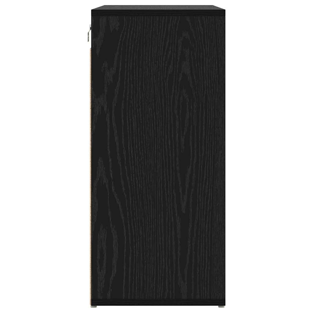 Cipőszekrény polcokkal Musta tammi 77.5 x 30 x 67 cm Faanyag