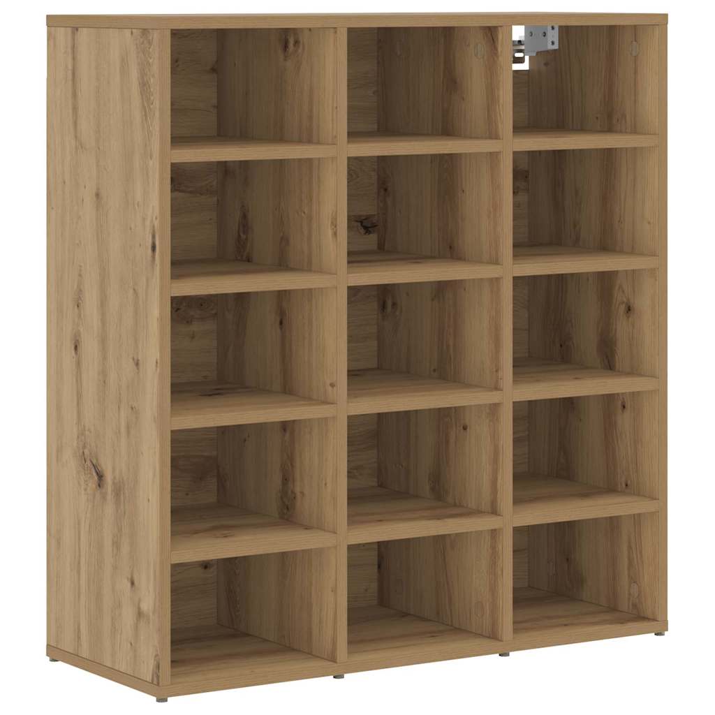 Cipőszekrény kézműves tölgy 77.5 x 30 x 83.5 cm Faanyag