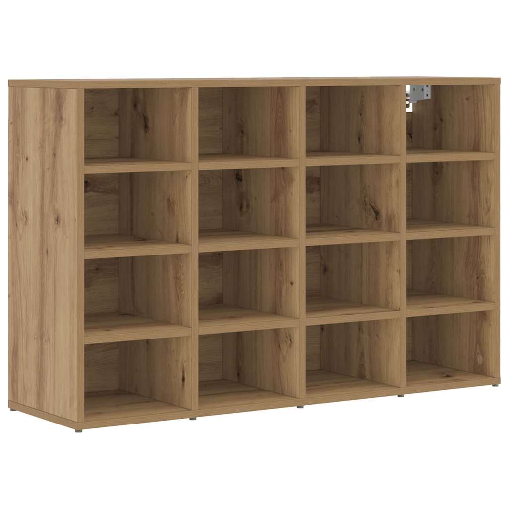 Cipőszekrény polcokkal kézműves tölgy 103 x 30 x 67 cm Faanyag