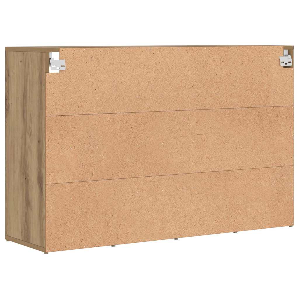 Cipőszekrény polcokkal kézműves tölgy 103 x 30 x 67 cm Faanyag