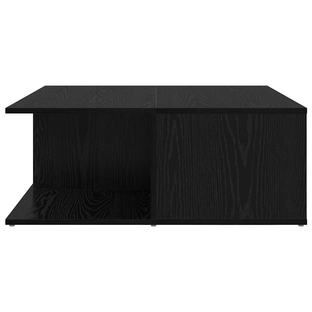 Dohányzóasztal fiókkal Musta tammi 80 x 80 x 31 cm Faanyag