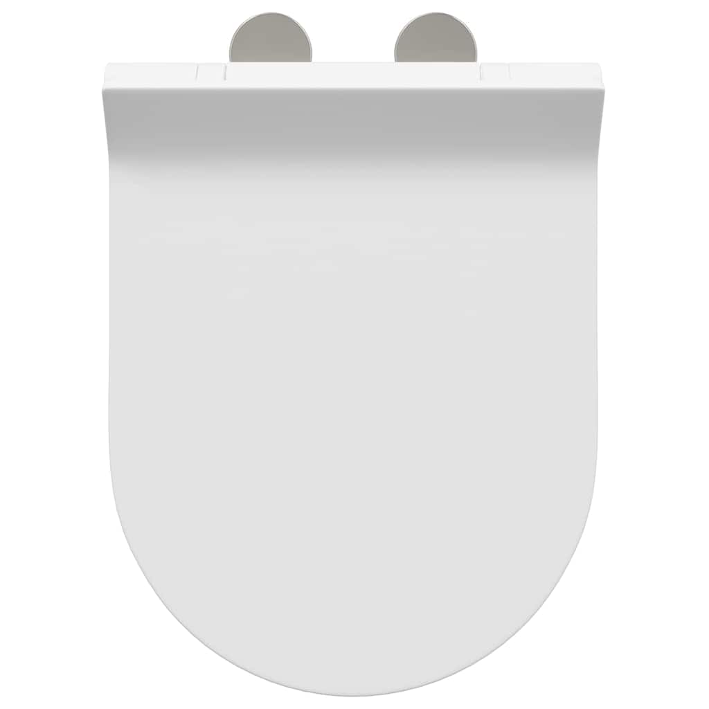 WC Ülőkéhez Alkalmas Fehér 50 x 36 x 5 cm Polipropilén