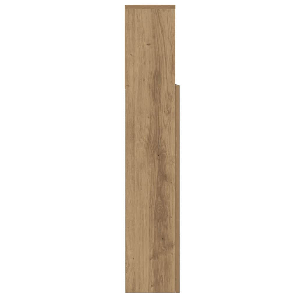 Fejhajtó szekrény kézműves tölgy 220 x 19 x 101.5 cm Faanyag
