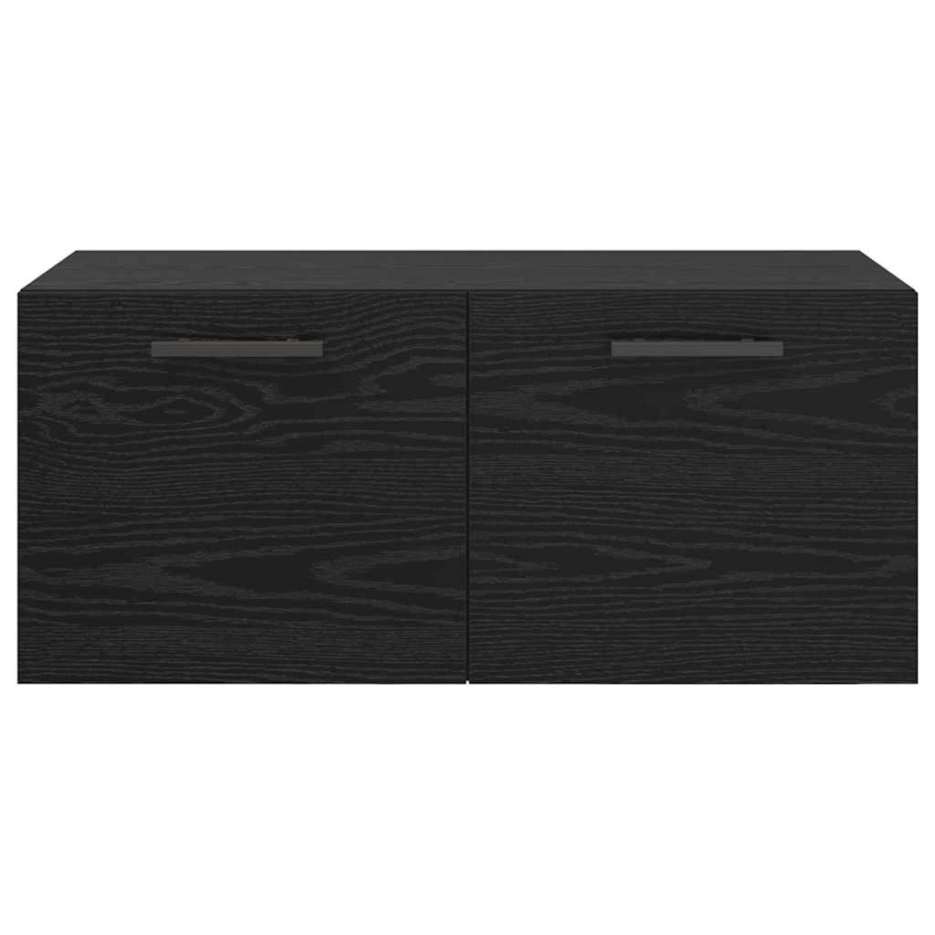 Fali Szekrény Musta tammi 80 x 36.5 x 35 cm Faanyag