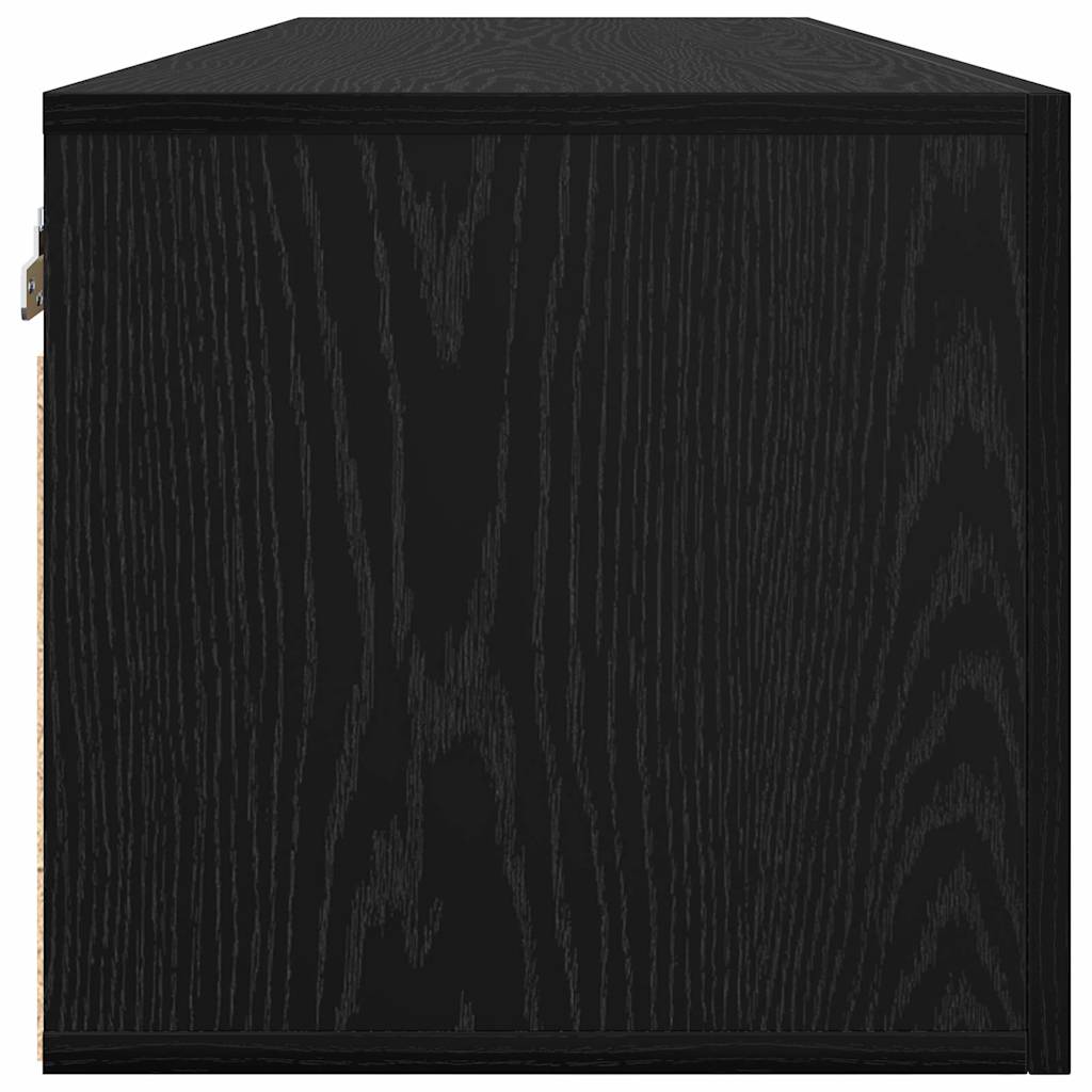 Fali Szekrény Musta tammi 100 x 36.5 x 35 cm Faanyag