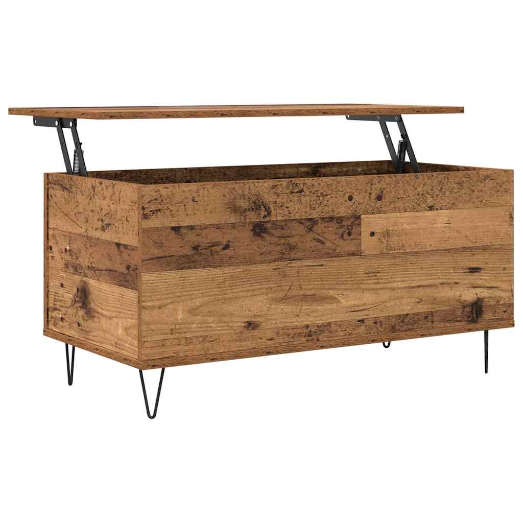 Dohányzóasztal Régi fa 90 x 44.5 x 45 cm Faanyag