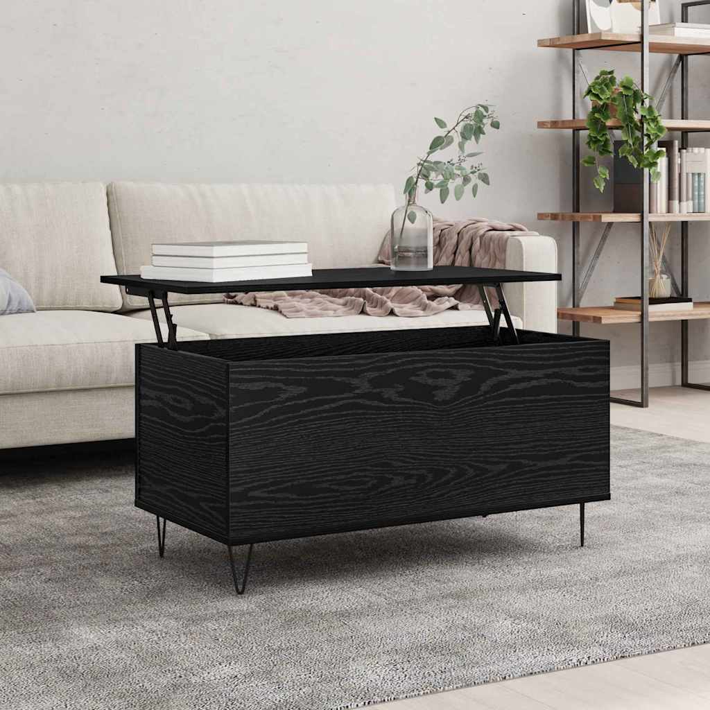 Dohányzóasztal Musta tammi 90 x 44.5 x 45 cm Faanyag