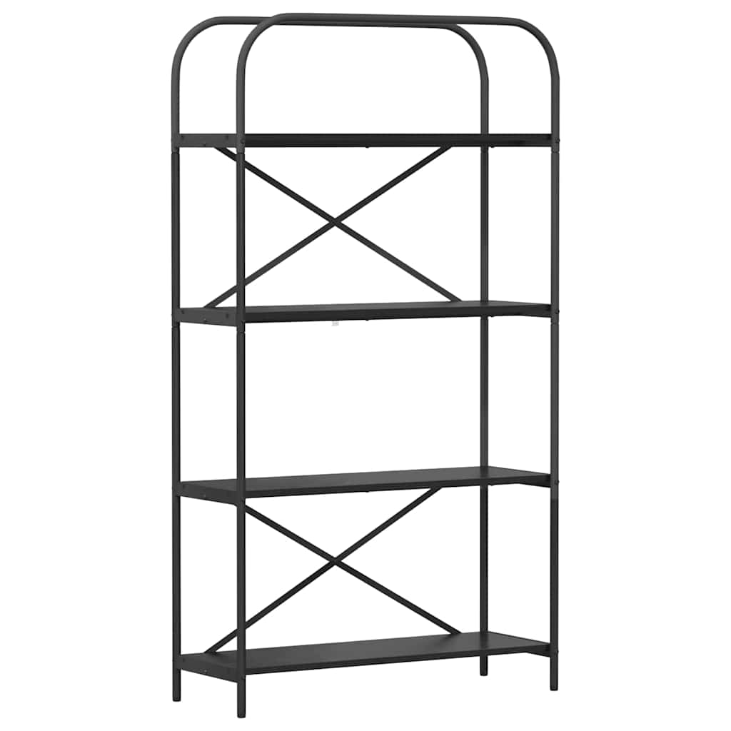 Könyvespolc Musta tammi 80 x 30 x 146 cm Faanyag