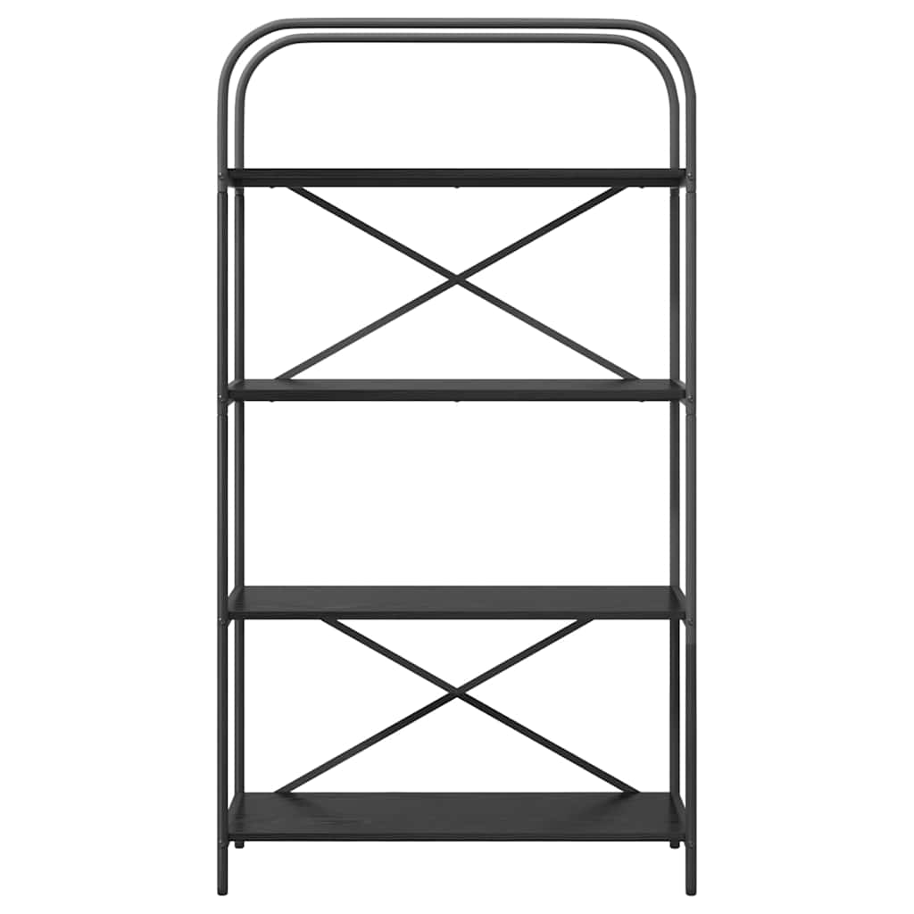Könyvespolc Musta tammi 80 x 30 x 146 cm Faanyag