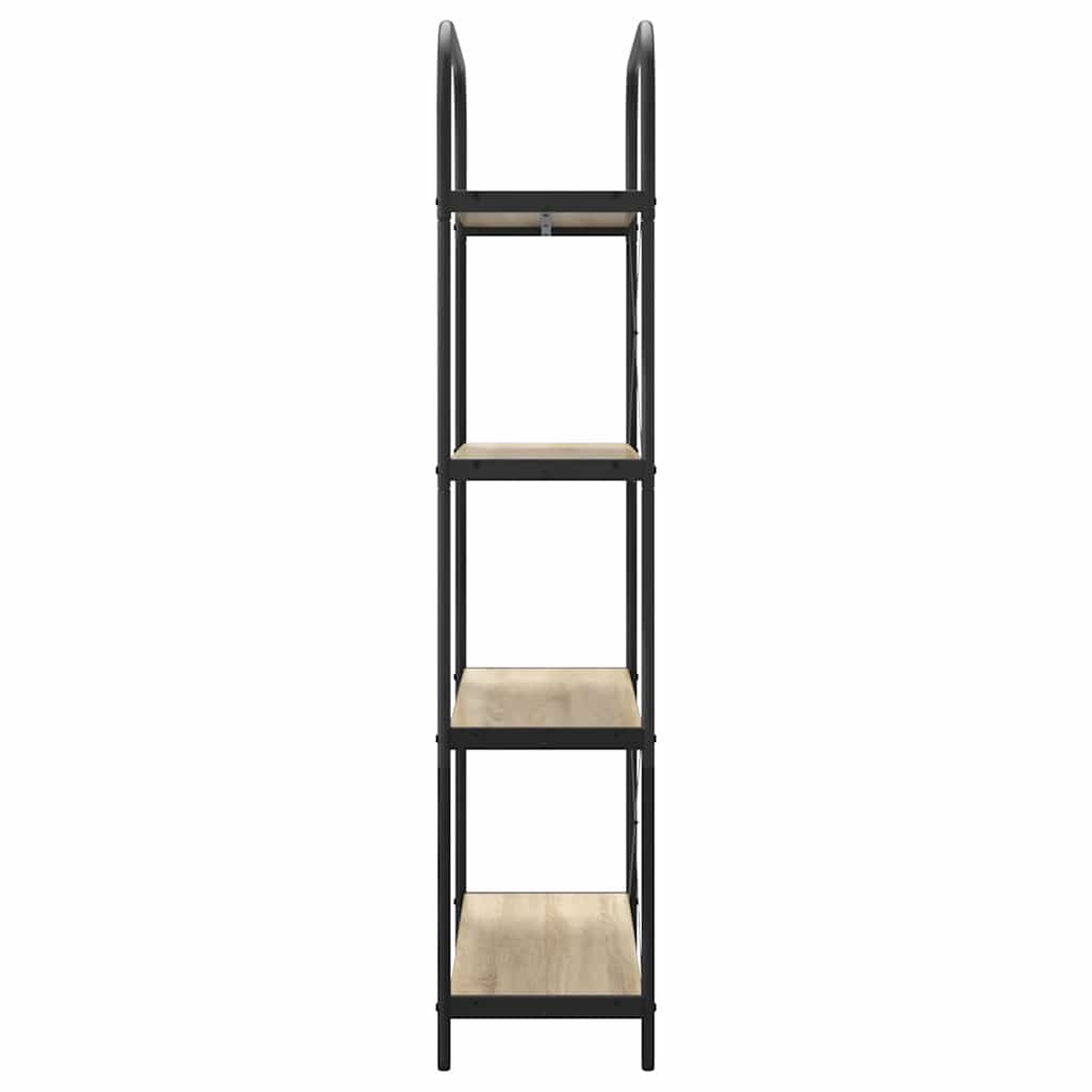 Könyvespolc sonoma tölgy 80 x 30 x 146 cm Faanyag