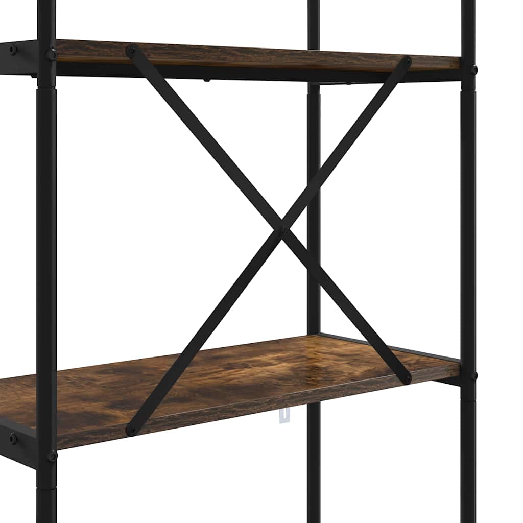Könyvespolc Füstölt tölgy 80 x 30 x 146 cm Faanyag