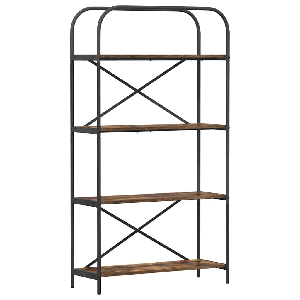 Könyvespolc Füstölt tölgy 80 x 30 x 146 cm Faanyag