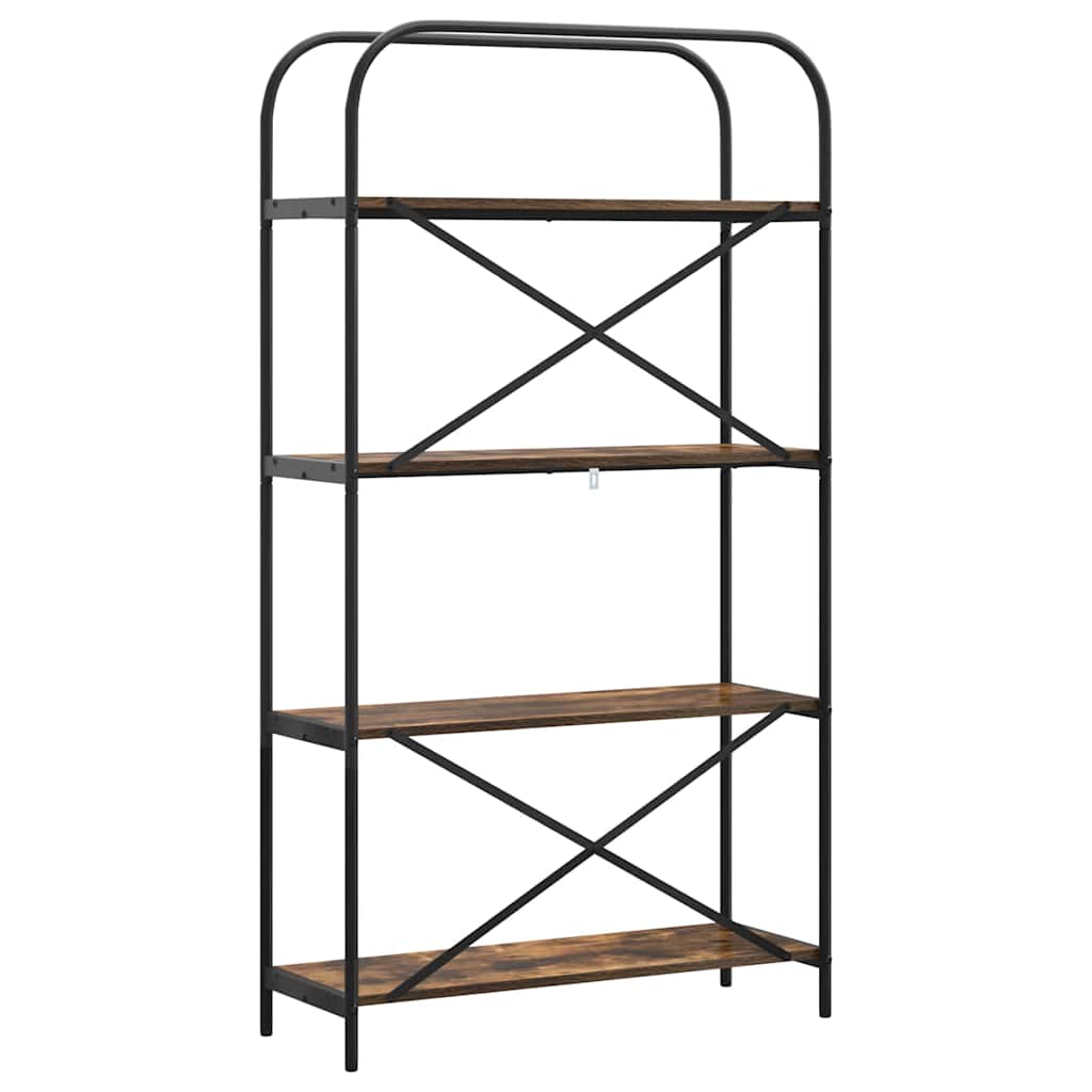 Könyvespolc Füstölt tölgy 80 x 30 x 146 cm Faanyag