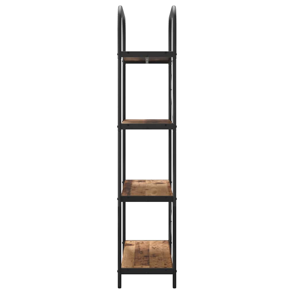Könyvespolc Régi fa 80 x 30 x 146 cm Faanyag