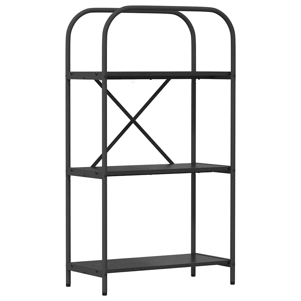 Könyvespolc Musta tammi 60 x 30 x 109 cm Faanyag