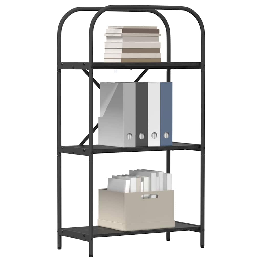 Könyvespolc Musta tammi 60 x 30 x 109 cm Faanyag