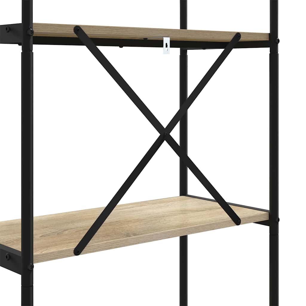 Könyvespolc sonoma tölgy 60 x 30 x 109 cm Faanyag