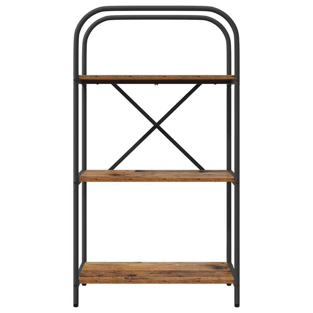 Könyvespolc Régi fa 60 x 30 x 109 cm Faanyag