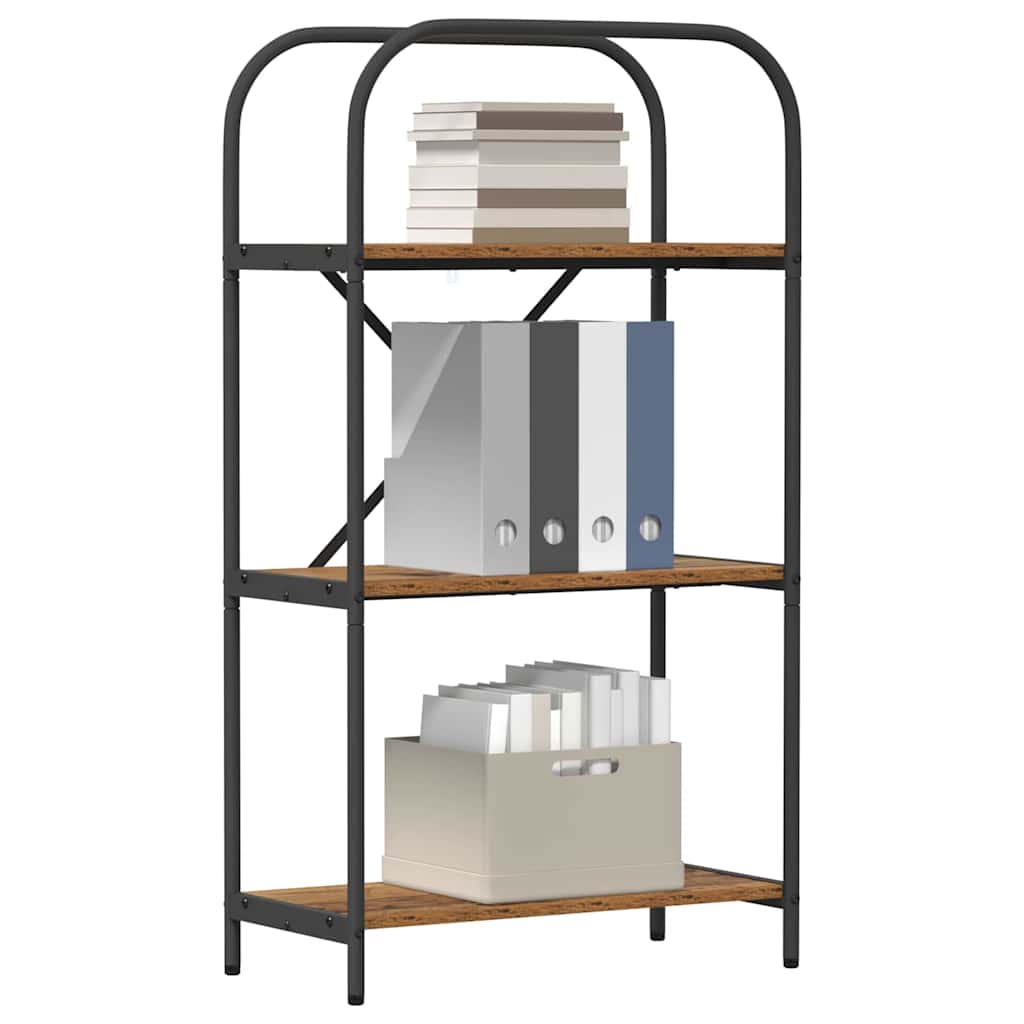 Könyvespolc Régi fa 60 x 30 x 109 cm Faanyag