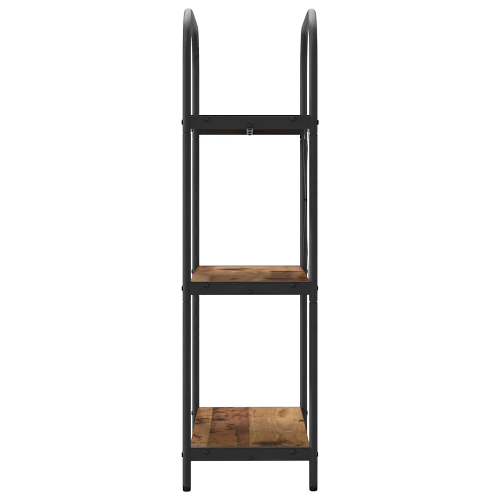 Könyvespolc Régi fa 60 x 30 x 109 cm Faanyag