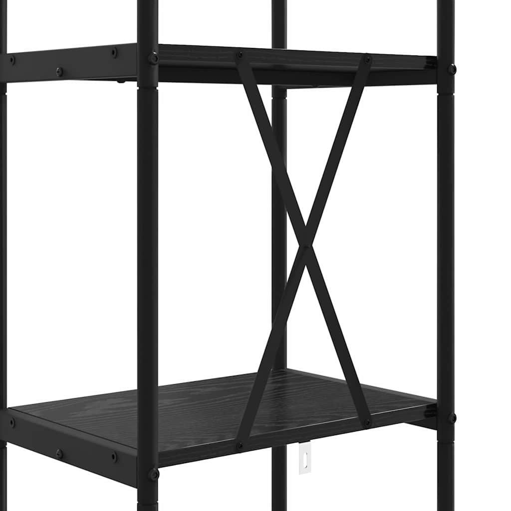 Könyvespolc Musta tammi 40 x 30 x 183 cm Faanyag