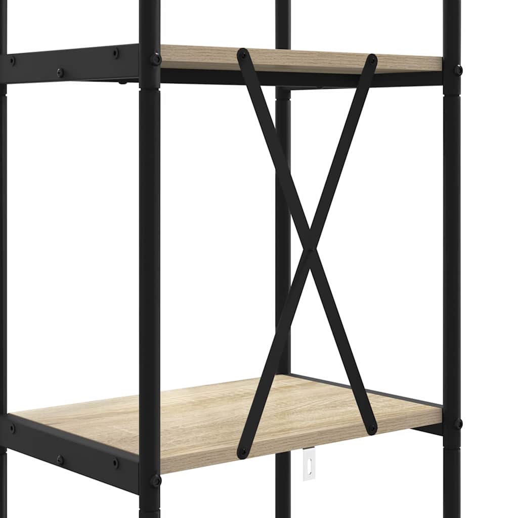 Könyvespolc sonoma tölgy 40 x 30 x 183 cm Faanyag