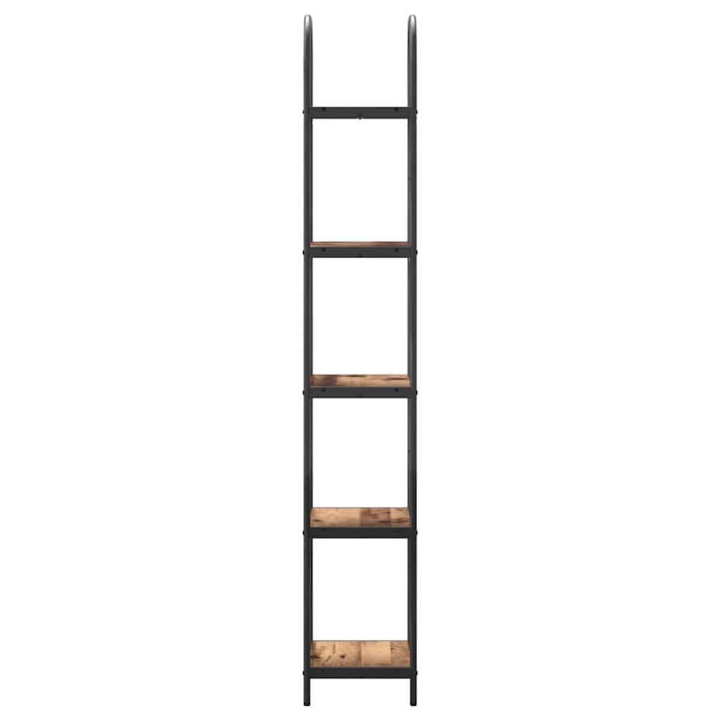 Könyvespolc Régi fa 40 x 30 x 183 cm Faanyag