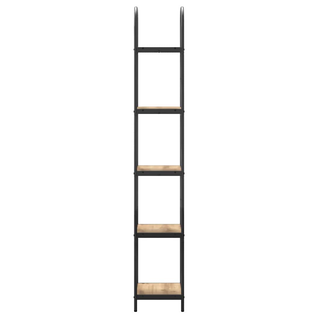 Könyvespolc kézműves tölgy 40 x 30 x 183 cm Faanyag