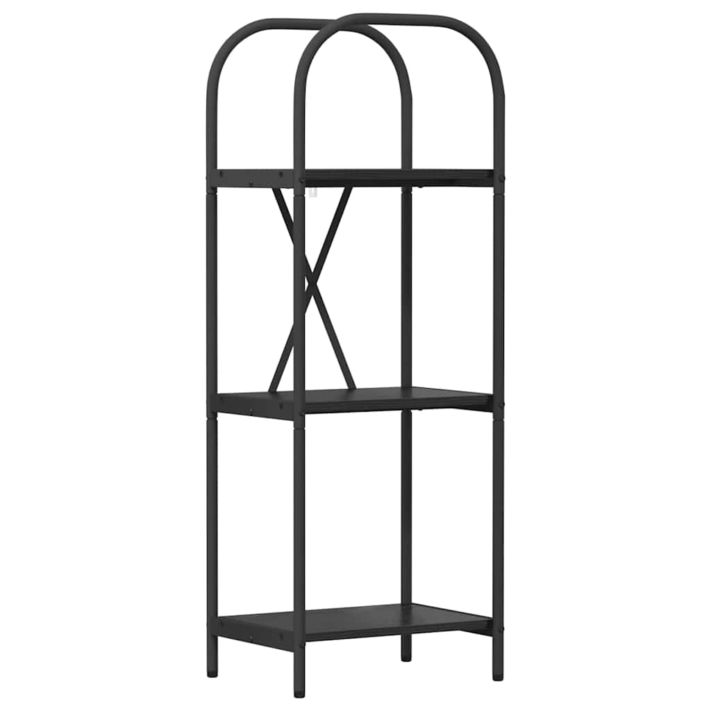 Könyvespolc Musta tammi 40 x 30 x 109 cm Faanyag