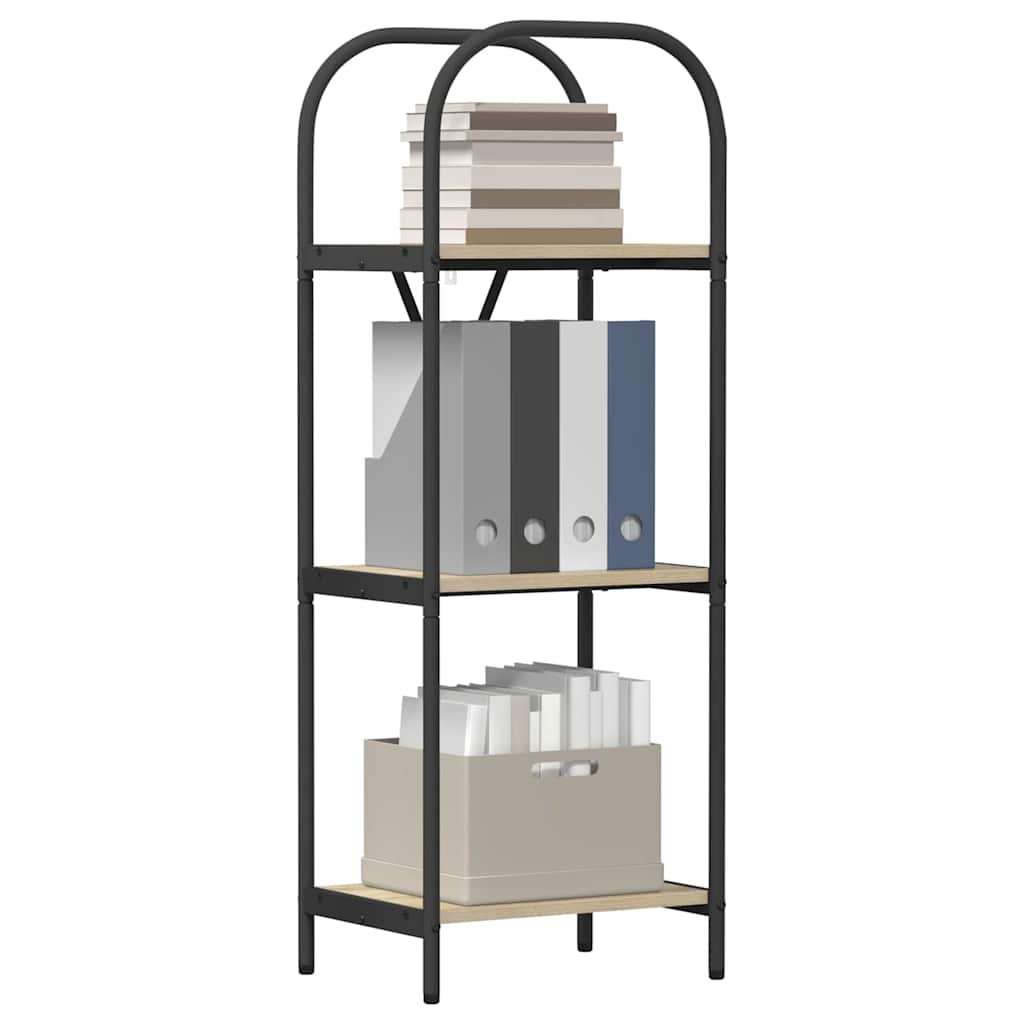 Könyvespolc sonoma tölgy 40 x 30 x 109 cm Faanyag