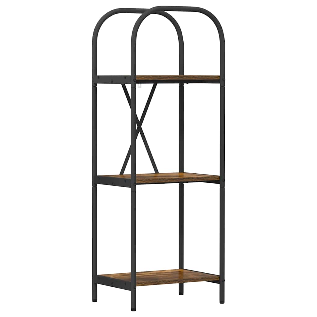 Könyvespolc Füstölt tölgy 40 x 30 x 109 cm Faanyag
