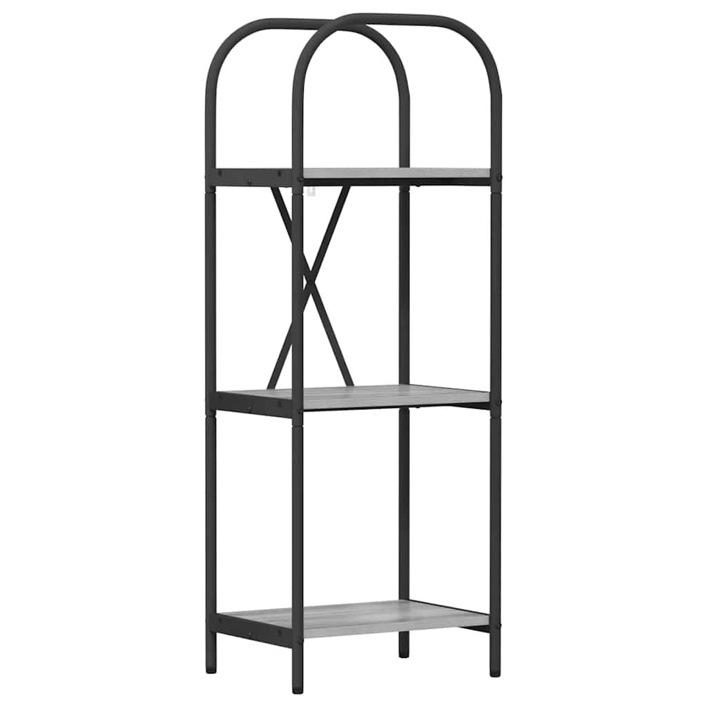 Könyvespolc Szürke sonoma 40 x 30 x 109 cm Faanyag