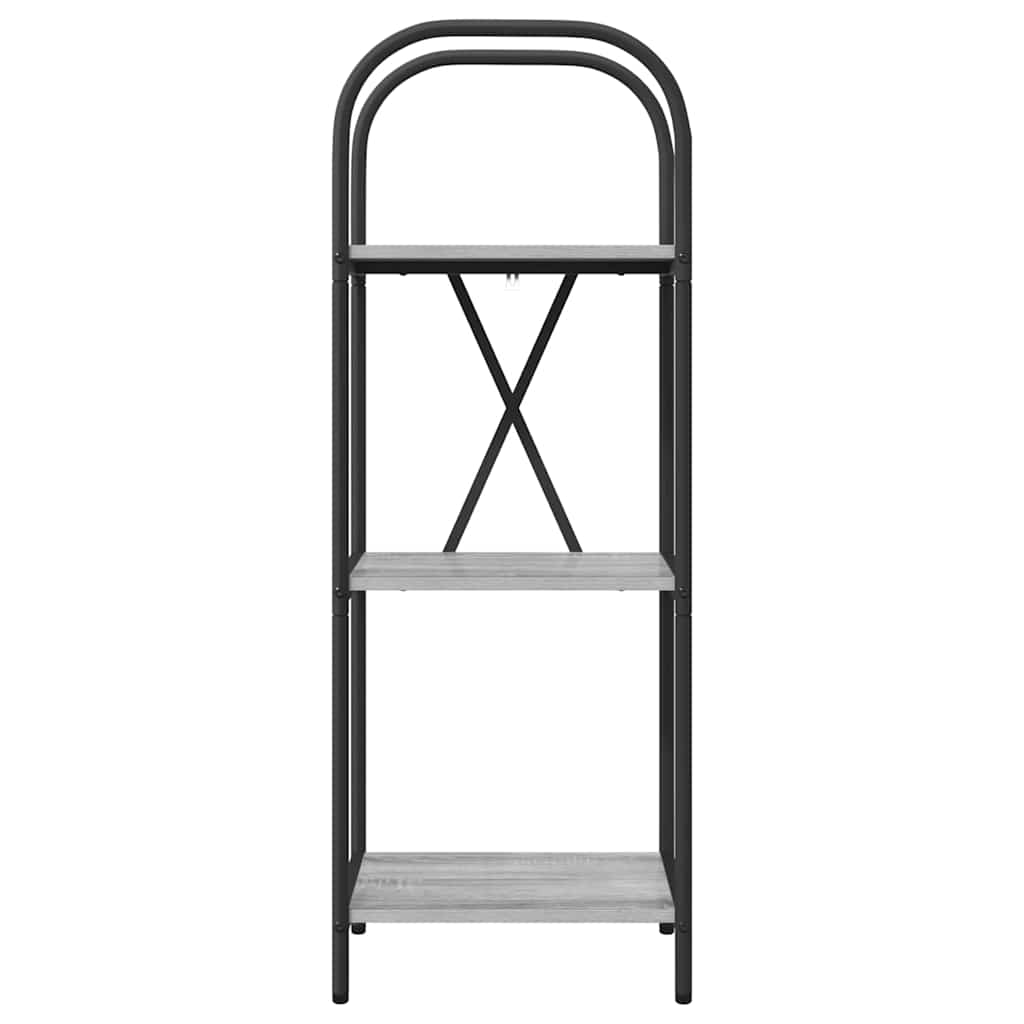 Könyvespolc Szürke sonoma 40 x 30 x 109 cm Faanyag