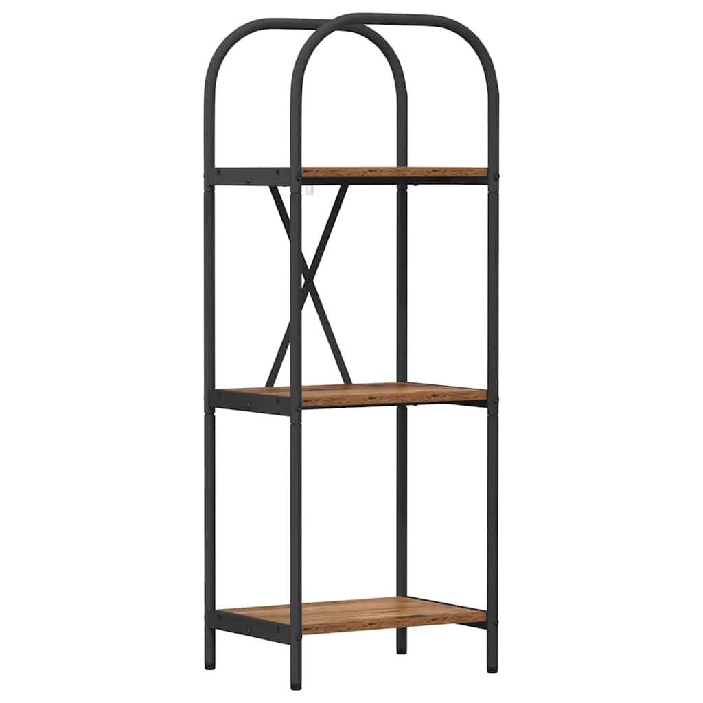 Könyvespolc Régi fa 40 x 30 x 109 cm Faanyag