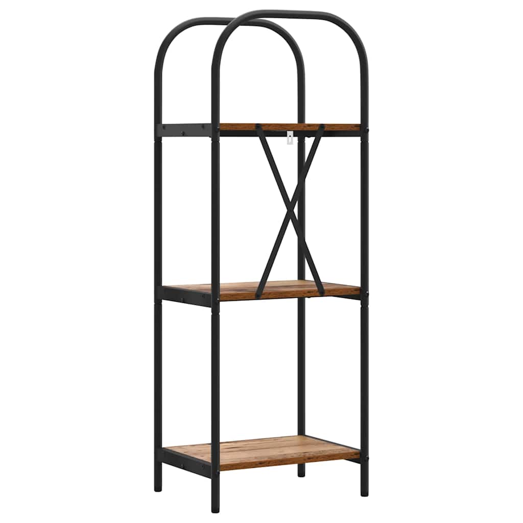 Könyvespolc Régi fa 40 x 30 x 109 cm Faanyag